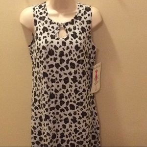 NWT, WOMEN WITH CONTROL ANIMAL PRINT MAXI DRESS XS, QVC